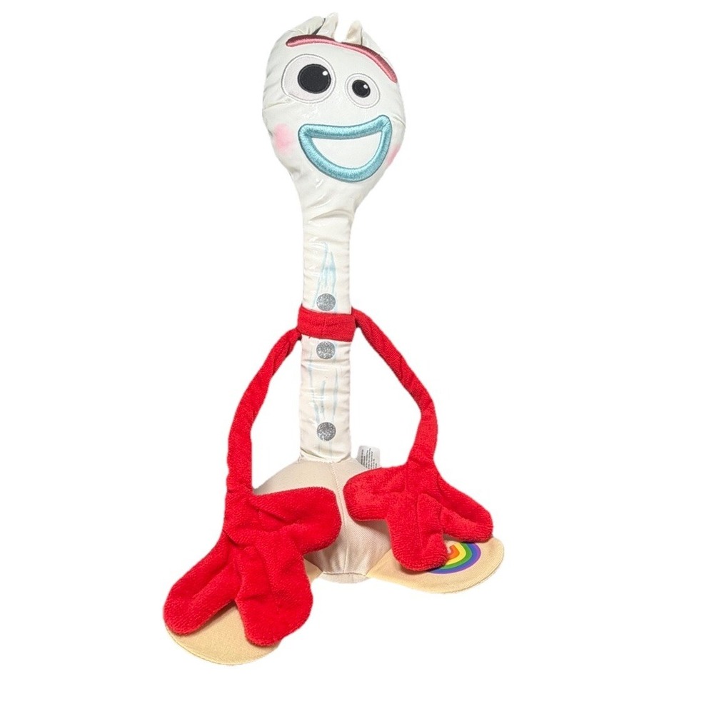 Sporky Toy Story 4 Stuffed Toy Bendable Poseable Arms Disney Store Plush 18"